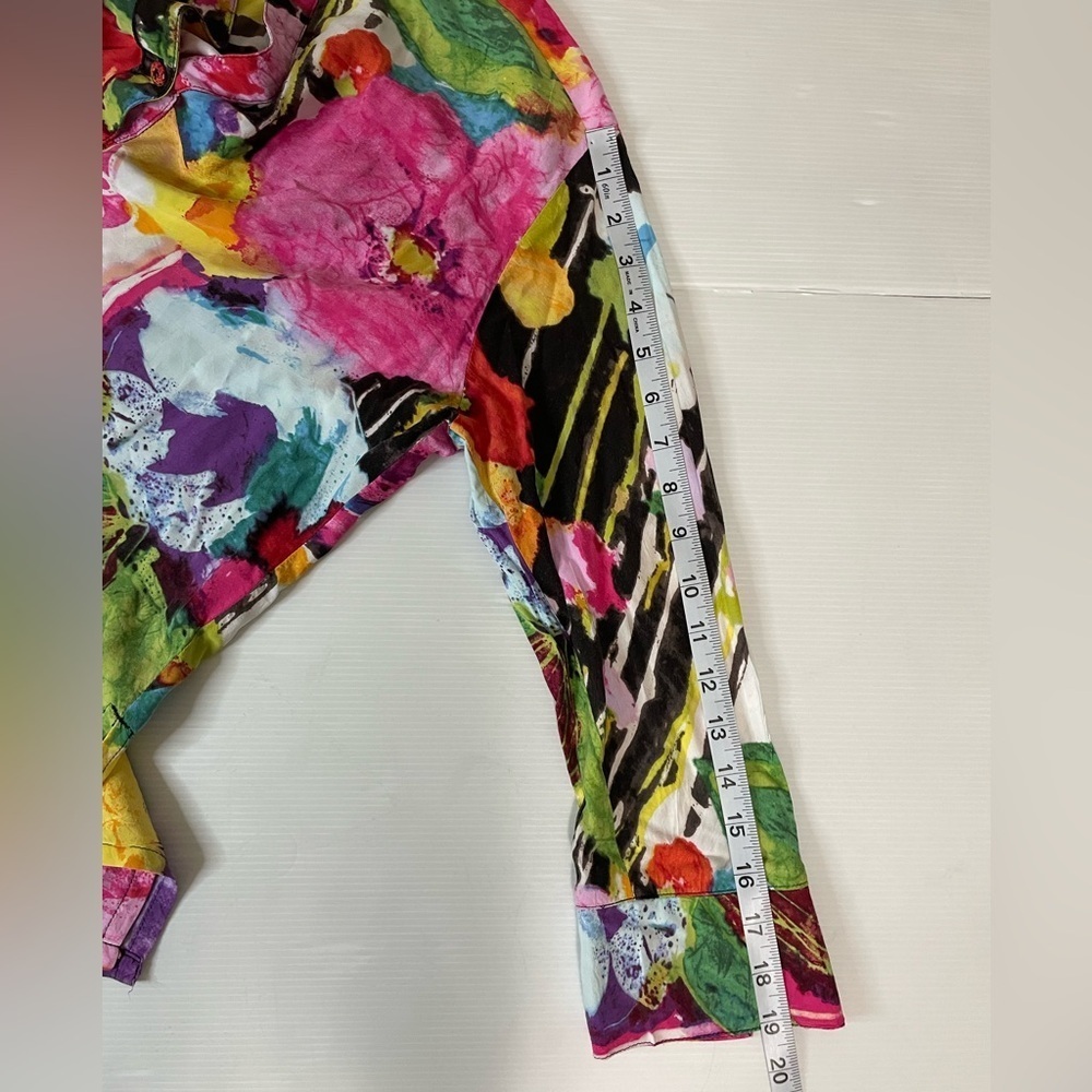 Jams World Colorful Floral Popover Bouquet Size Small - Picture 7 of 11